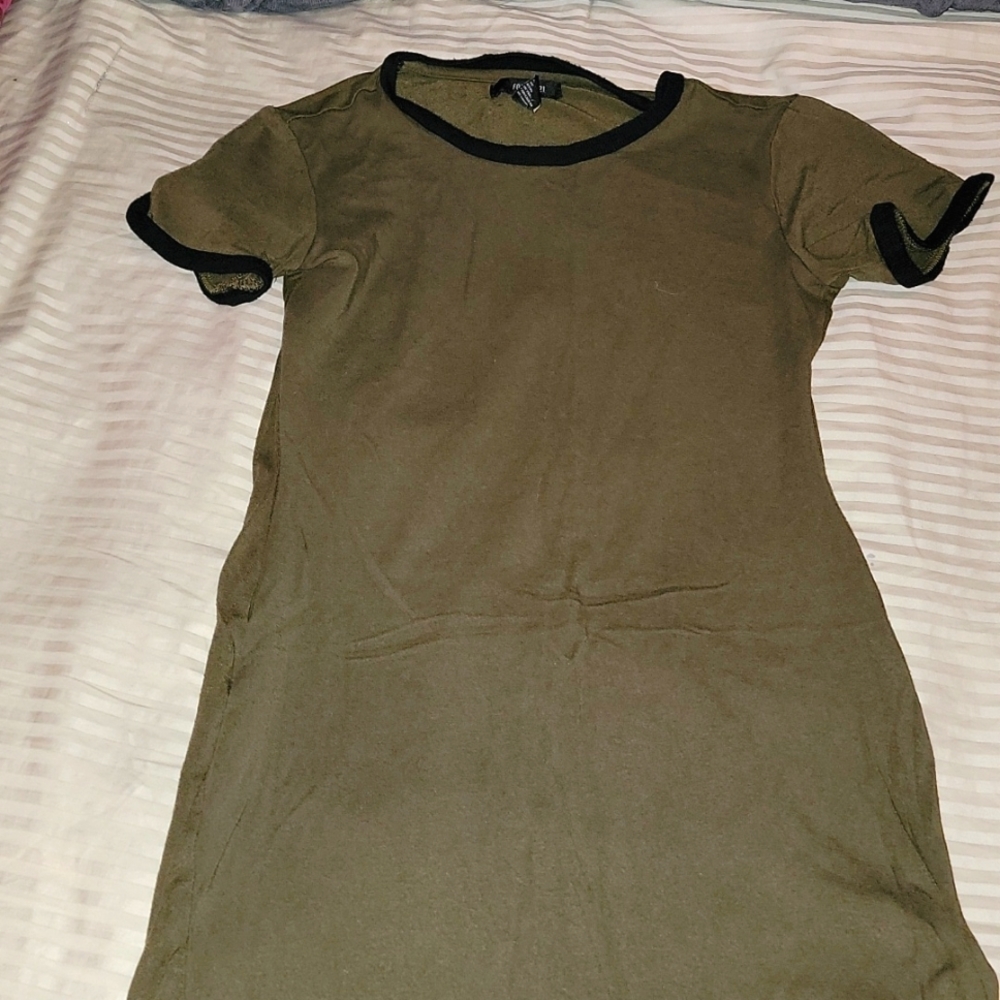Olive Green Tight Dress